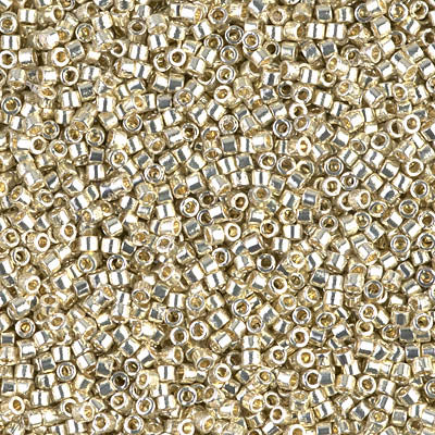 Delica 11/0 Duracoat Galvanized Silver