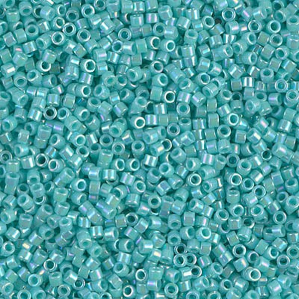 Delica 11/0 Opaque Dark Seafoam AB