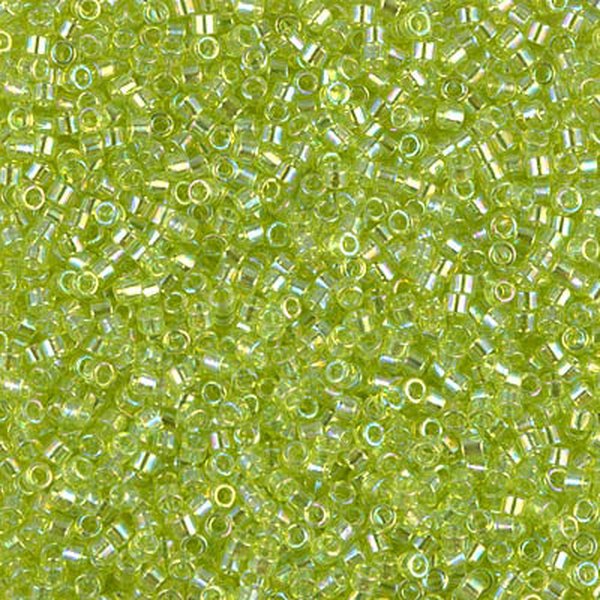 Delica 11/0 Transparent Chartreuse AB