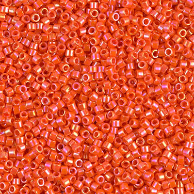 Delica 11/0 Orange Opaque AB