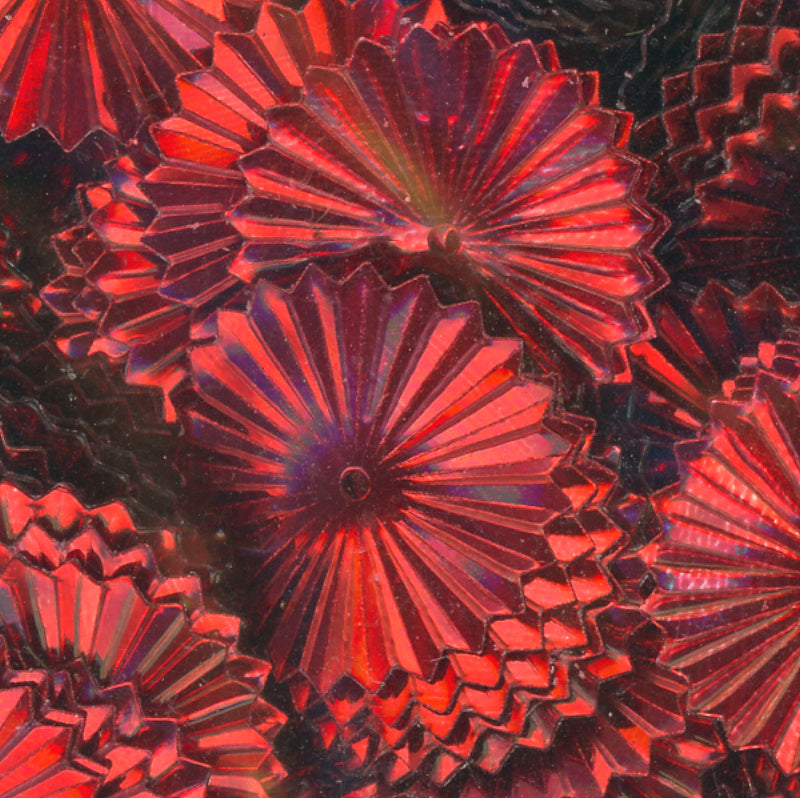 16mm Metallic Sunburst Red 1000 count
