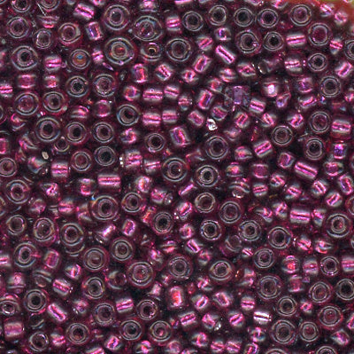 11/0 Bead Silver Lined Berry 100 Grams