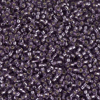 11/0 Miyuki Silver Lined Amethyst 24-gram tube