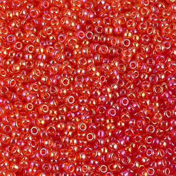 11/0 Miyuki Transparent Light Red AB 24-gram tube