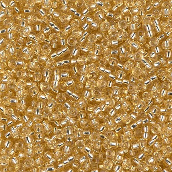 11/0 Miyuki Silver Lined Pale Gold 24-gram tube