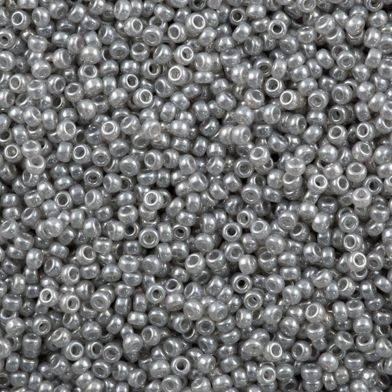 11/0 Miyuki Gray Ceylon 24-gram tube
