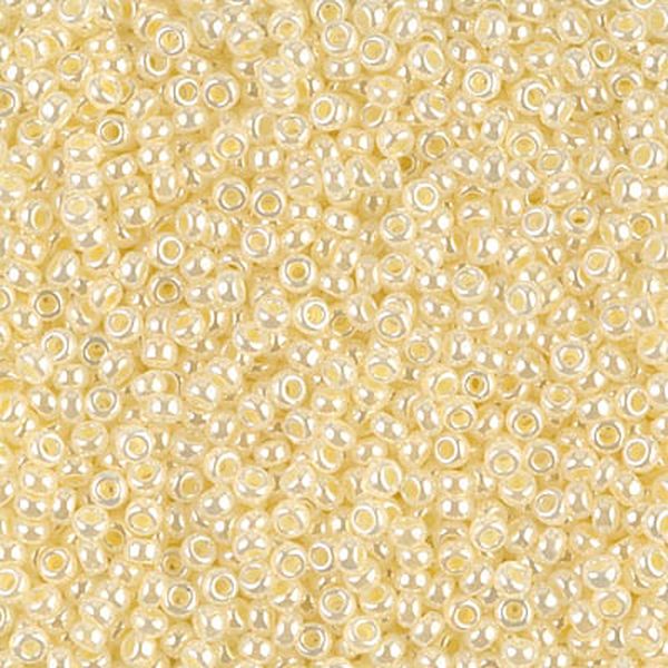 11/0 Miyuki Buttercream Ceylon 24-gram tube