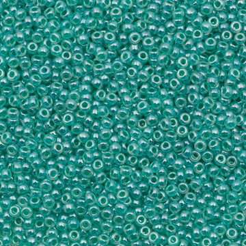 11/0 Miyuki Aqua Green Ceylon 24-gram tube