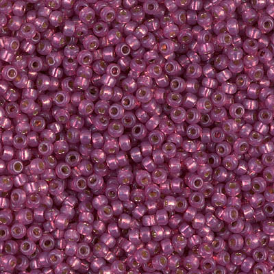 11/0 Miyuki Duracoat Silver Lined Fuchsia 24-gram tube