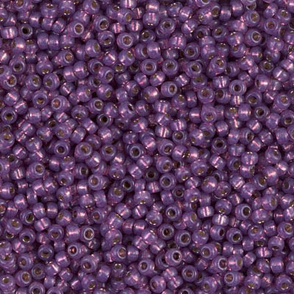 11/0 Miyuki Duracoat Silver Lined Dark Lilac 24-gram tube