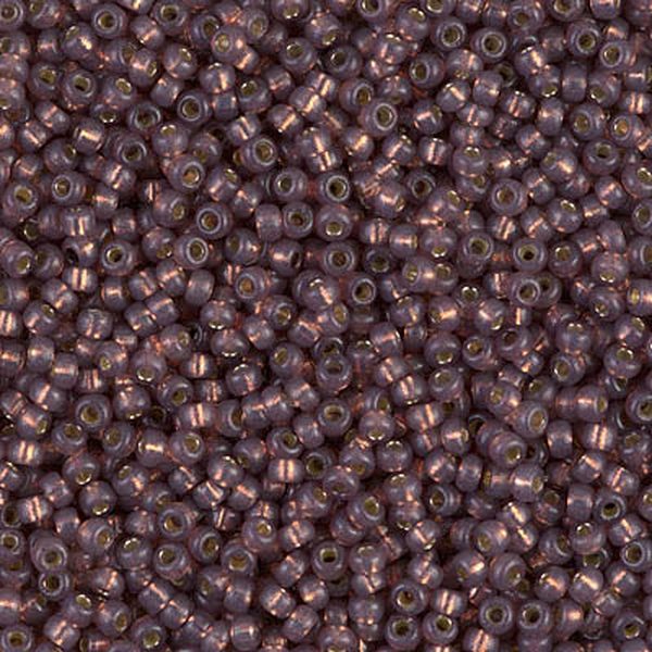 11/0 Miyuki Duracoat Silver Lined Rose Bronze 24-gram tube
