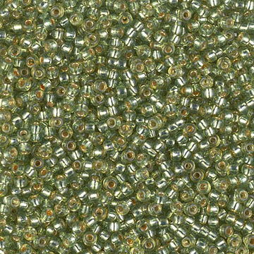 11/0 Miyuki Duracoat Dyed Silver Lined Green 23-gram tube
