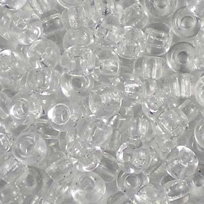 6/0 Miyuki Crystal 20-gram tube