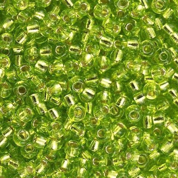 6/0 Miyuki Silver Lined Chartreuse 20-gram tube