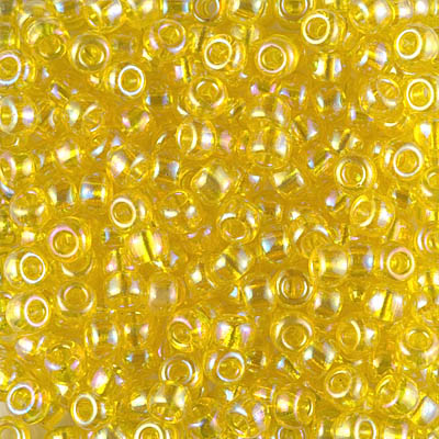 6/0 Miyuki Transparent Yellow AB 20-gram tube