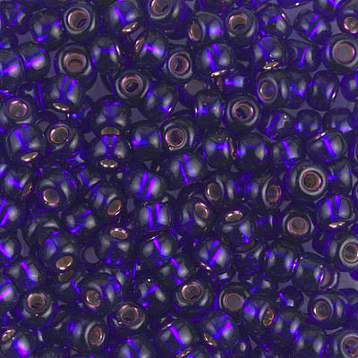 6/0 Miyuki Silver Lined Violet 20-gram tube