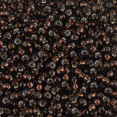 8/0 Miyuki Silver Lined Root Beer 22-gram tube