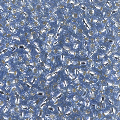 8/0 Miyuki Silver Lined Lt. Sapphire 22-gram tube