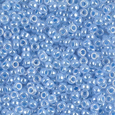 8/0 Miyuki Sky Blue Ceylon 22-gram tube