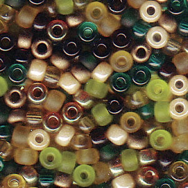 8/0 Miyuki Earthtone Mix 22-gram tube