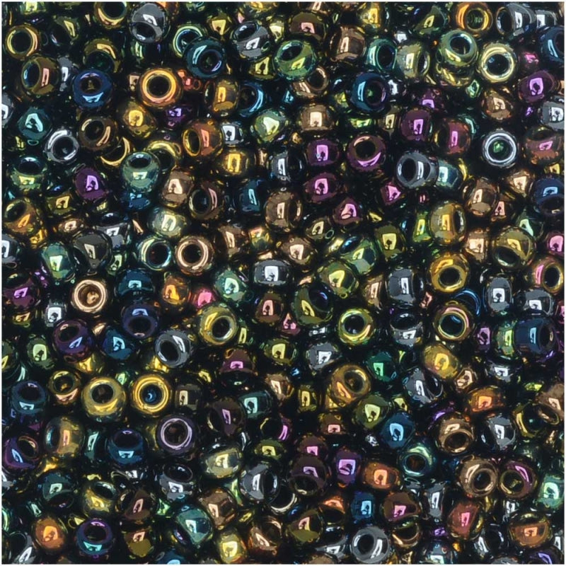 8/0 Miyuki Heavy Metals Mix 22-gram tube