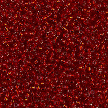 11/0 Miyuki Silver Lined Dark Ruby 24-gram tube