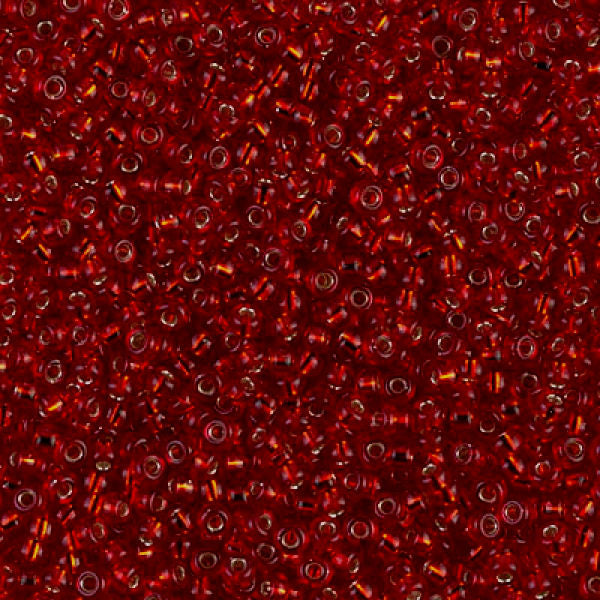 11/0 Miyuki Silver Lined Dark Ruby 24-gram tube