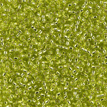 11/0 Miyuki Silver Lined Chartreuse 24-gram tube