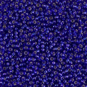 11/0 Miyuki Silver Lined Cobalt 24-gram tube