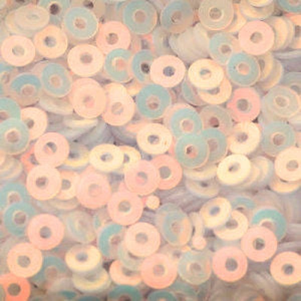 3mm Flat Opalescent Jasmine 50 grams