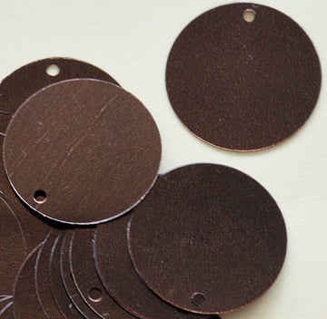 20mm Metallic Paillette Coffee 50 grams