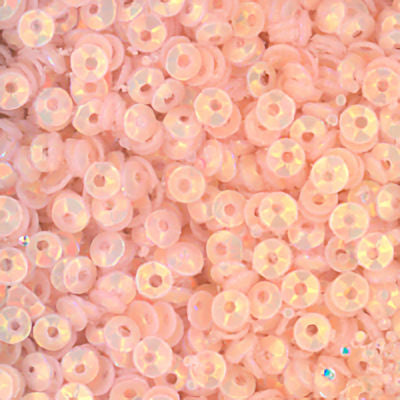 3mm Fully Cupped Opalescent Peony 50 grams