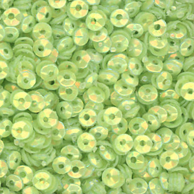 3mm Fully Cupped Opalescent Margarita 50 grams