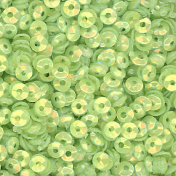 3mm Fully Cupped Opalescent Margarita 50 grams
