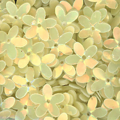 10mm Cupped Opalescent Flower Chiffon