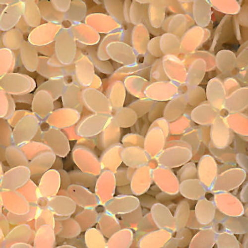 10mm Cupped Opalescent Flower Cashmere
