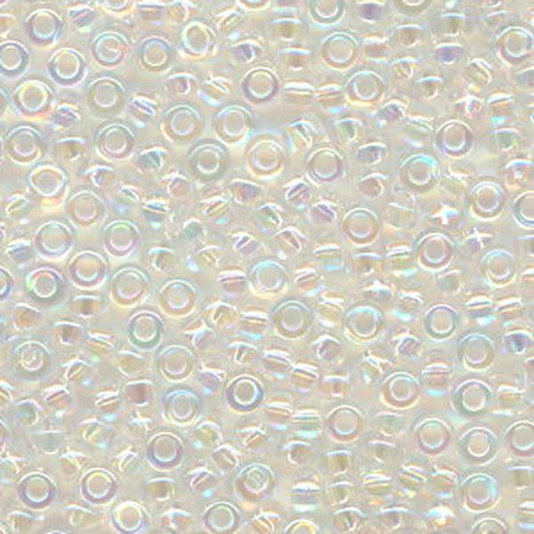 Close-up of small, round, iridescent beads 