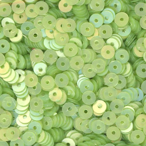4mm Flat Satin Light Chartreuse 50 Grams