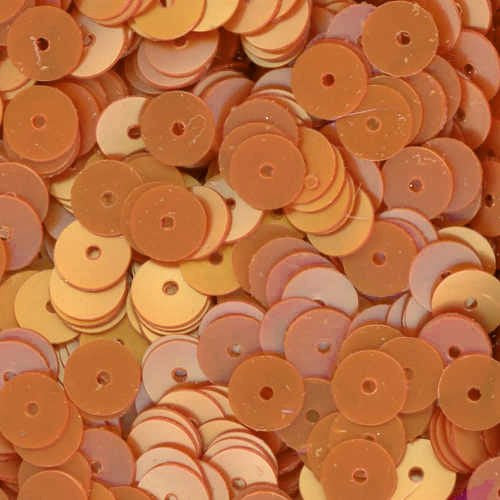 6mm Flat Satin Dark Ecru 50 Grams