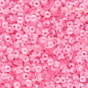 3mm Fully Cupped Satin Light Pink 50 grams