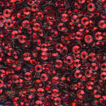 3mm Fully Cupped Metallic Dark Red 50 Grams