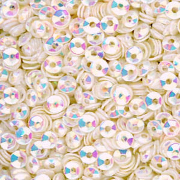 3mm Fully Cupped Crystal Opaque Creme Puff 50 grams