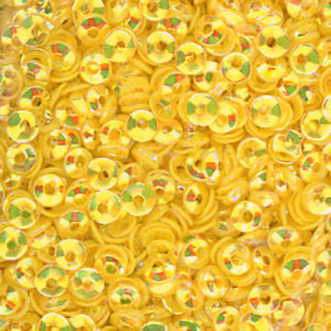 3mm Fully Cupped Crystal Opaque Sunsational