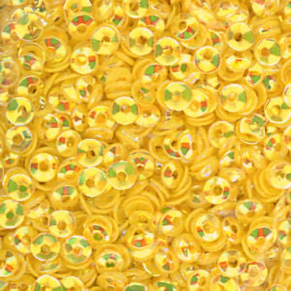 3mm Fully Cupped Crystal Opaque Sunsational