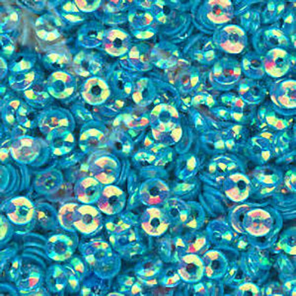 3mm Fully Cupped Crystal Opaque Poseidon
