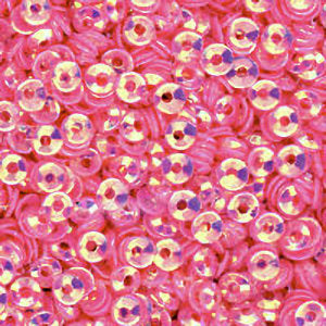 3mm Fully Cupped Crystal Opaque Carnation