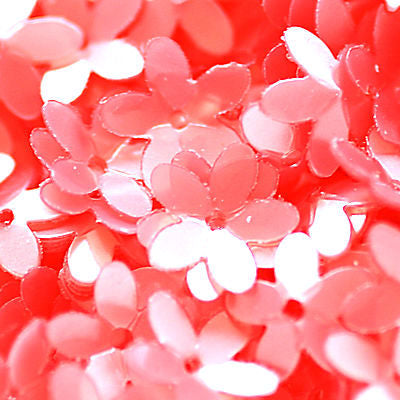10mm Fully Cupped Flower Satin Blush