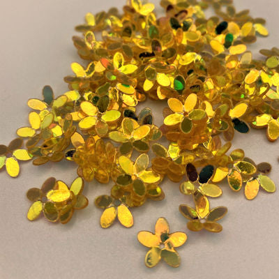 10mm Cupped Flower Crystal Iris Buttercup 50 Grams