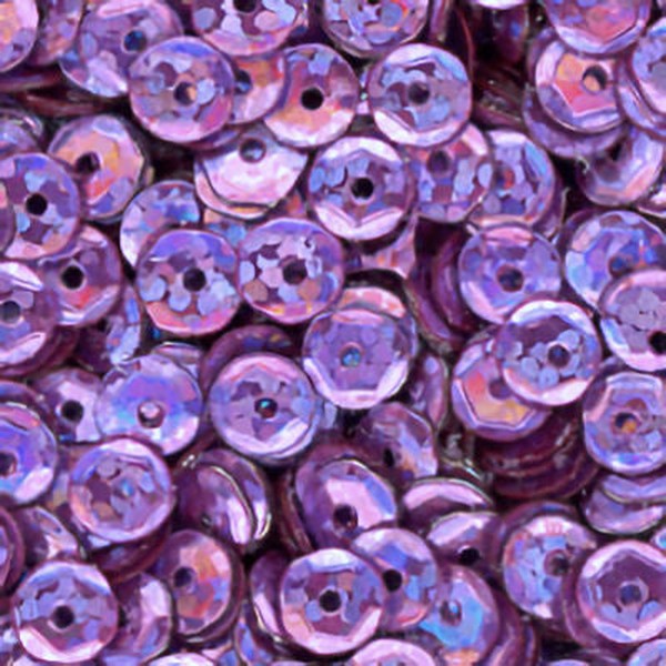 5mm Slightly Cupped Hologram Heather