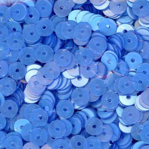 5mm Flat Satin Blue Bayou 100 Grams